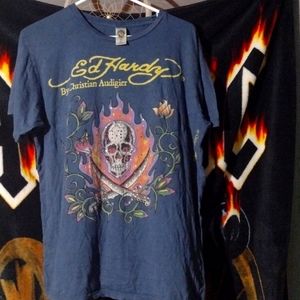 Ed Hardy t shirt men's L